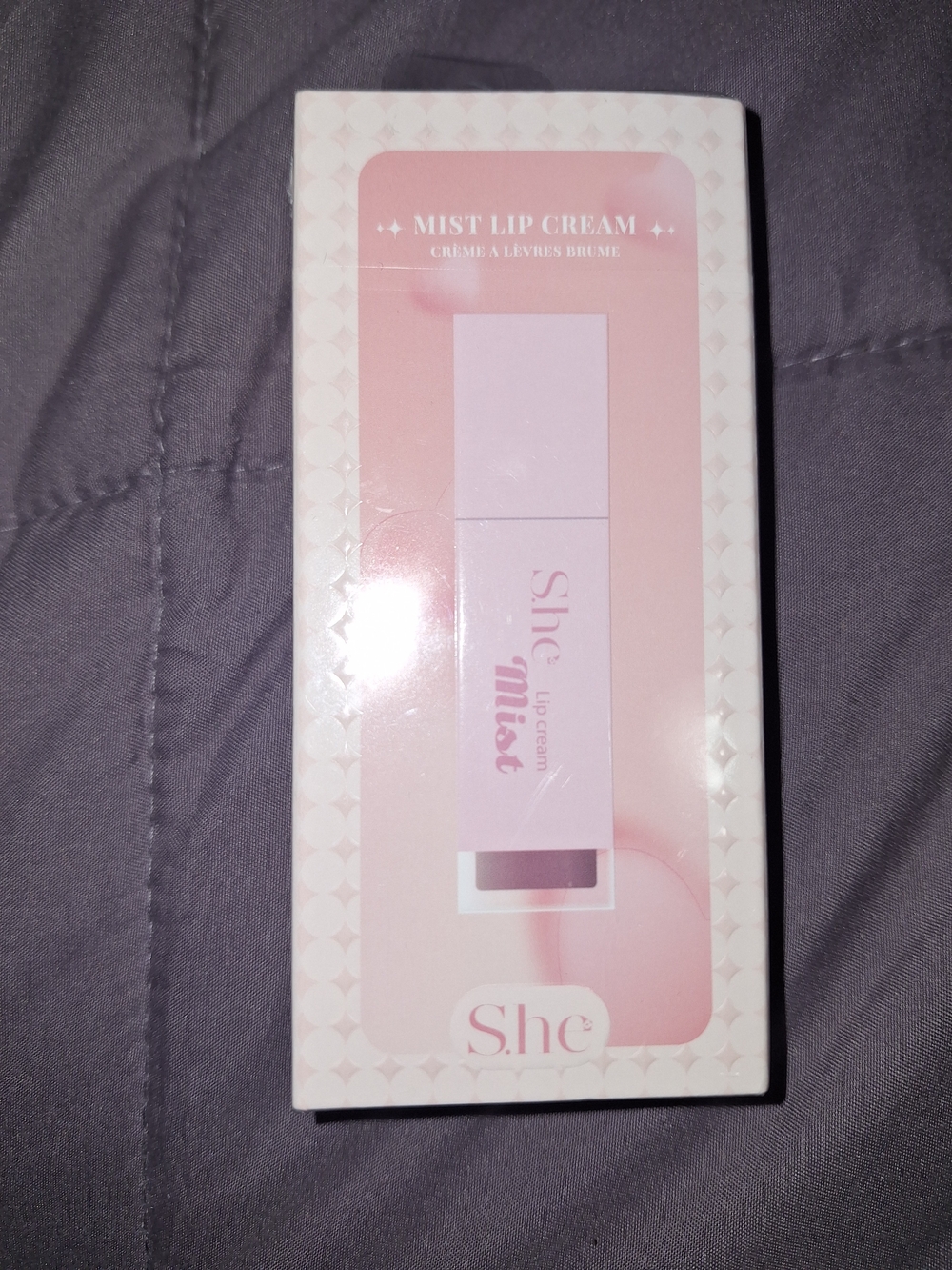 She + Sky Mist Lip Cream — Soft Pink Hydrating Balm